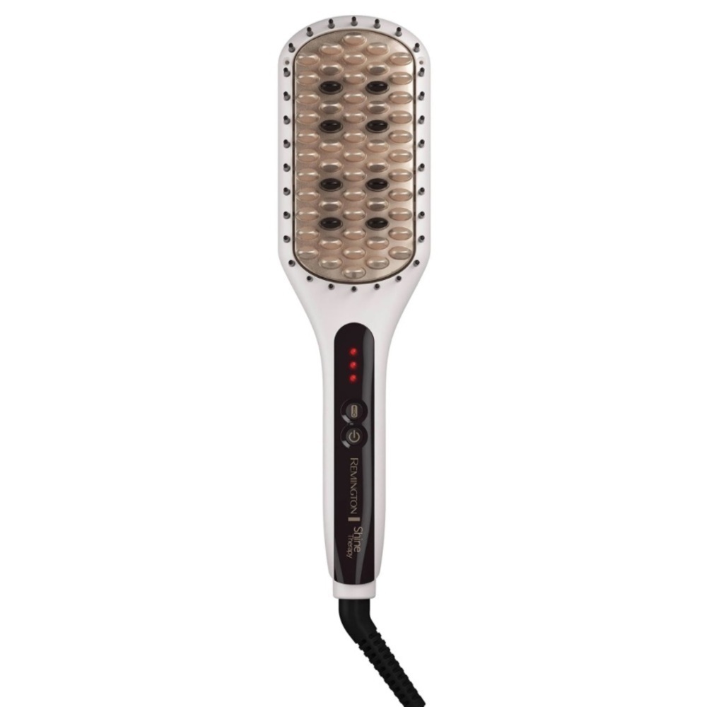 Remington Shine Therapy hair Straightening Brush NEW ceramic technology infusion - Picture 8 of 8